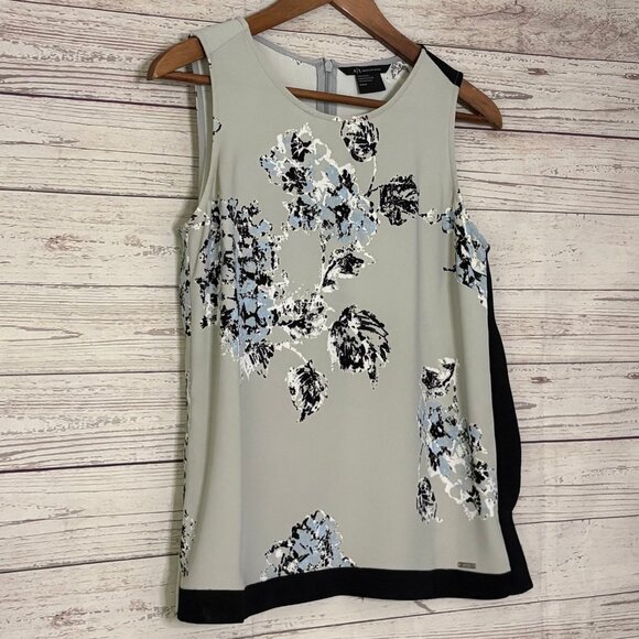 Armani Exchange Grey Floral Top Medium‎ - Picture 2 of 8